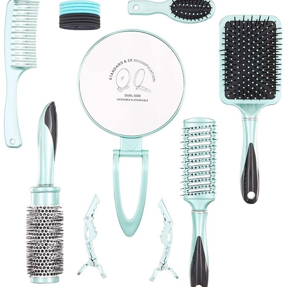 Accessories 16 Piece Teal Essential Hair Brush Gift Set New Poshmark